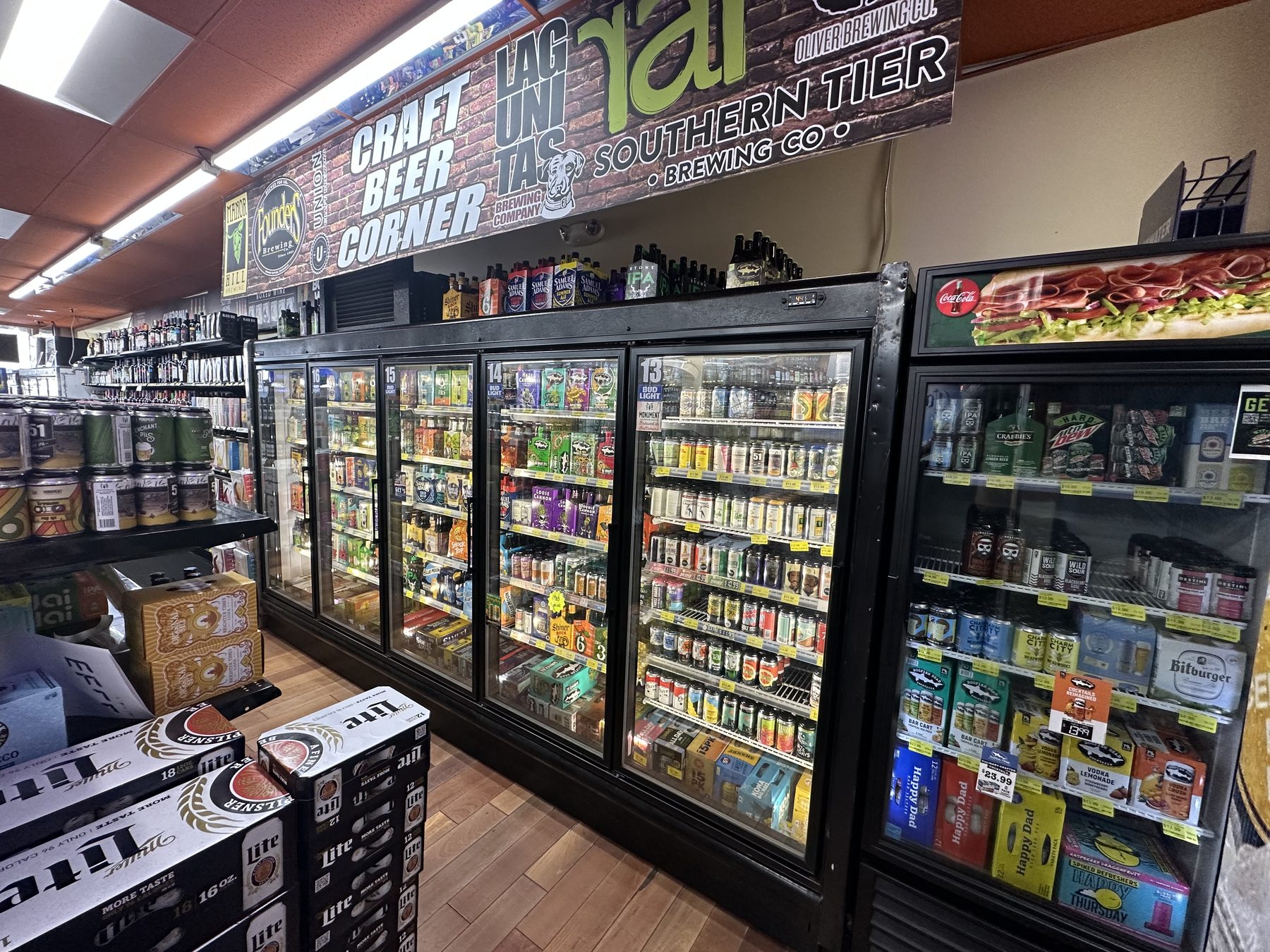 Craft beer corner